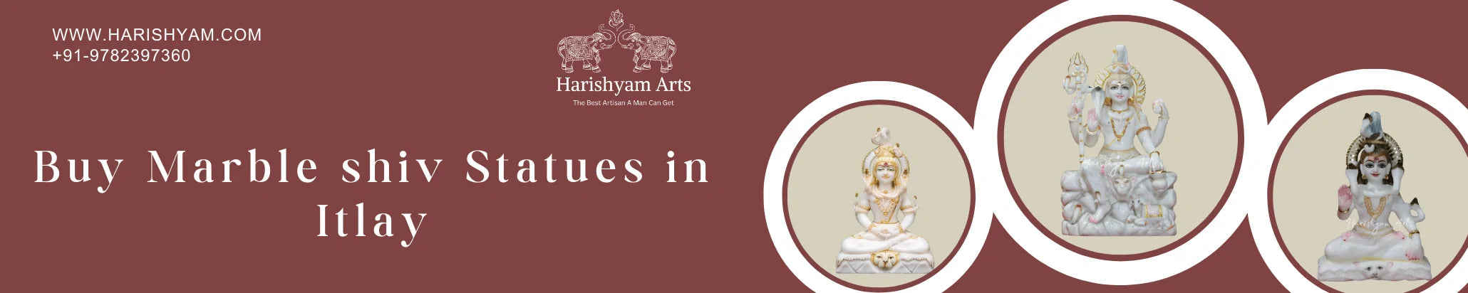 Buy Shiva Marble Statues in Itlay