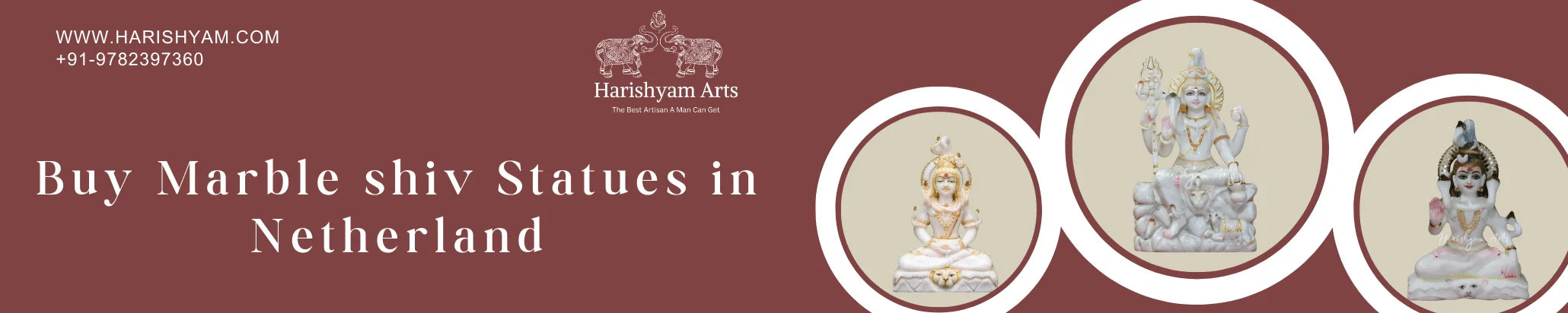 Buy Shiva Marble Statues in Netherland