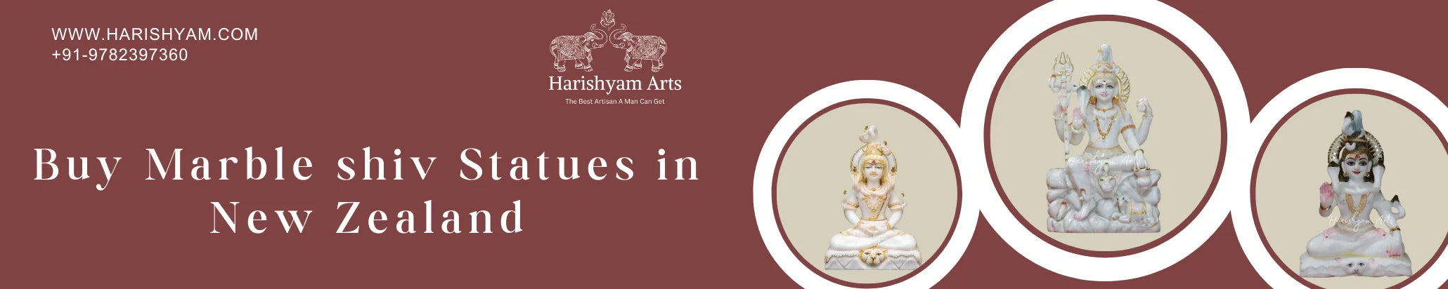 Buy Shiva Marble Statues in New Zealand
