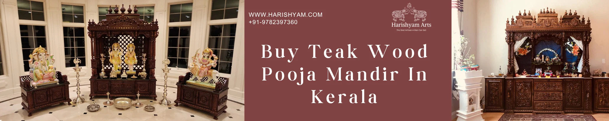 Buy Teak Wood Pooja Mandir In Kerala