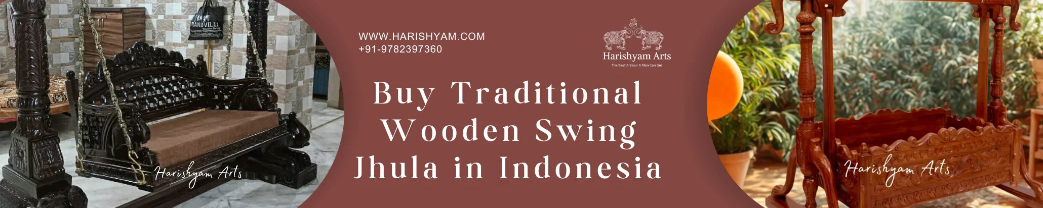 Buy Traditional Wooden Swing Jhula in Indonesia