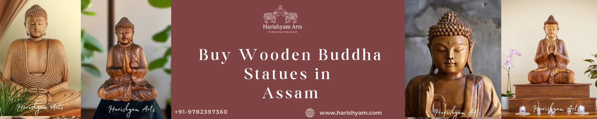 Buy Wooden Buddha Statues in Assam