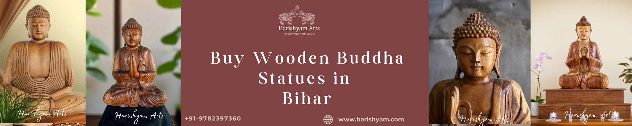 Buy Wooden Buddha Statues in Bihar