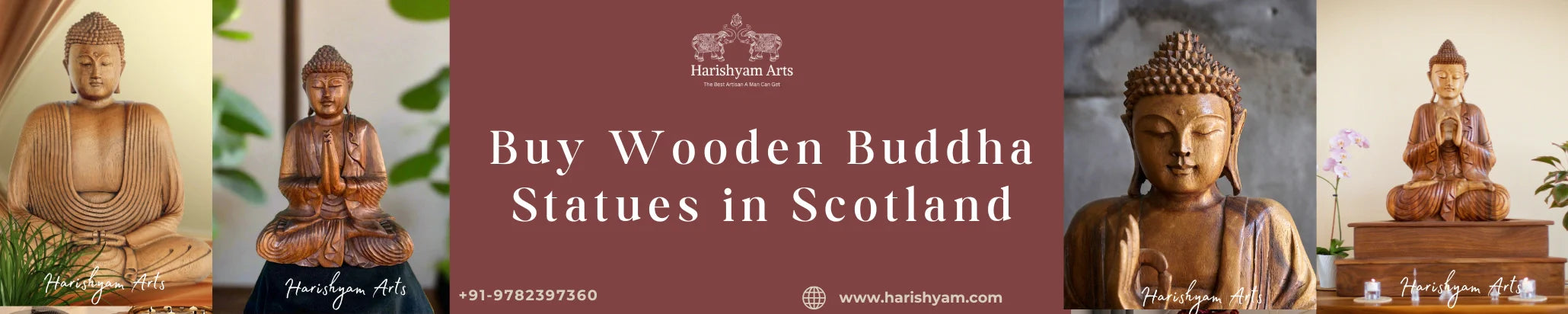 Buy Wooden Buddha Statues in Scotland