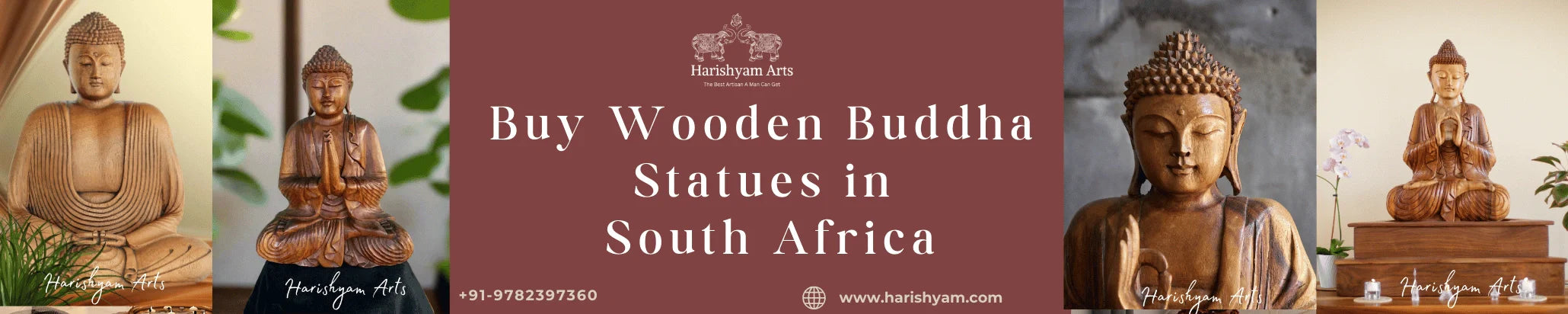 Buy Wooden Buddha Statues in South Africa
