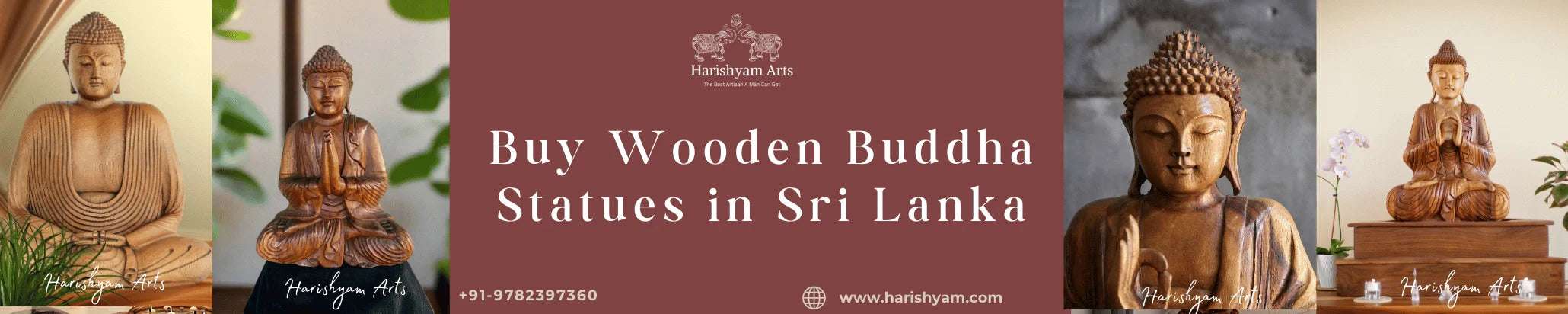 Buy Wooden Buddha Statues in Sri Lanka