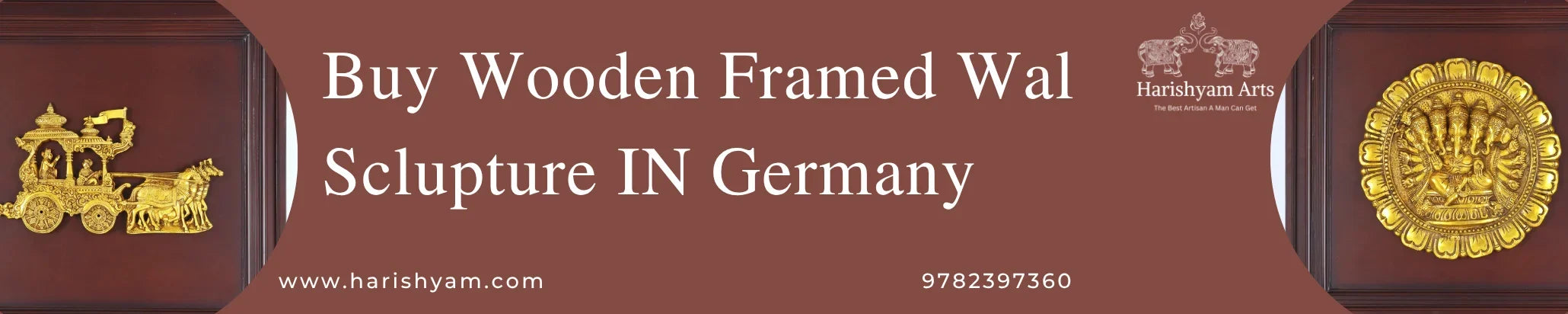 Buy Wooden Framed Wal Sclupture IN Germany