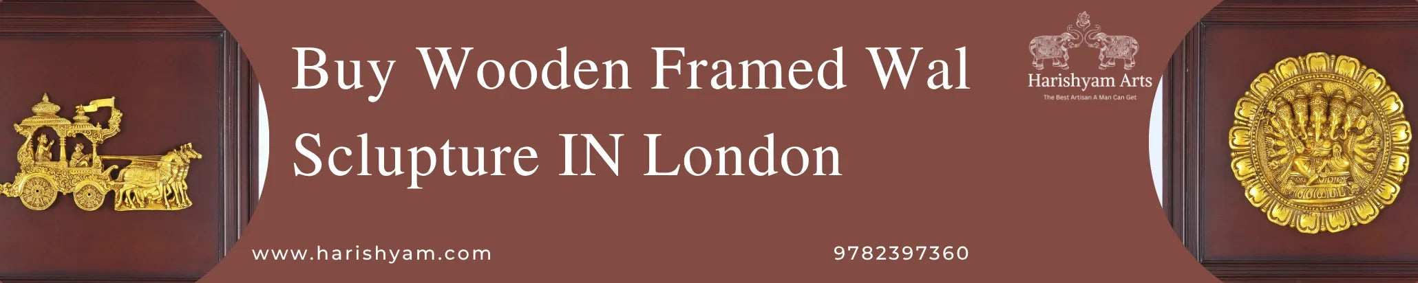 Buy Wooden Framed Wal Sclupture IN London
