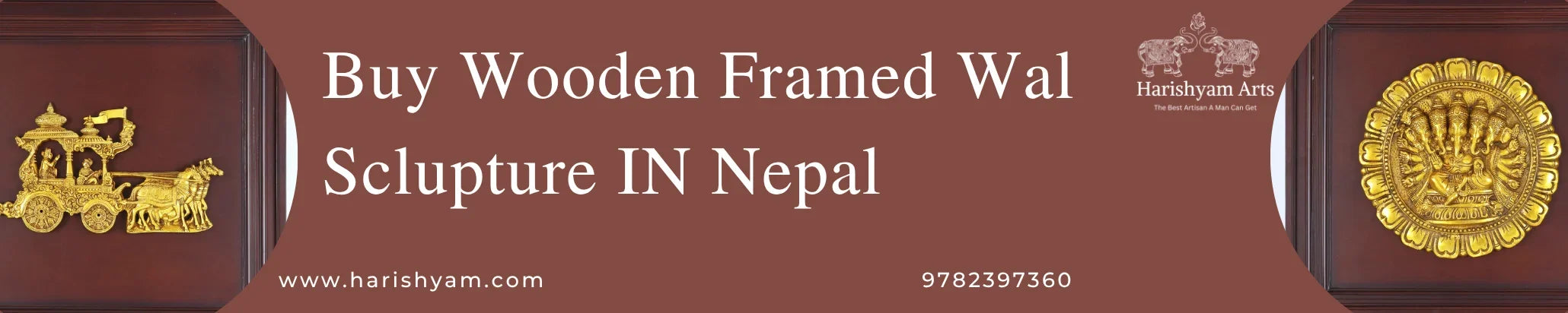 Buy Wooden Framed Wal Sclupture IN Nepal