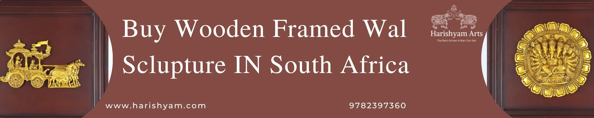 Buy Wooden Framed Wal Sclupture IN South Africa