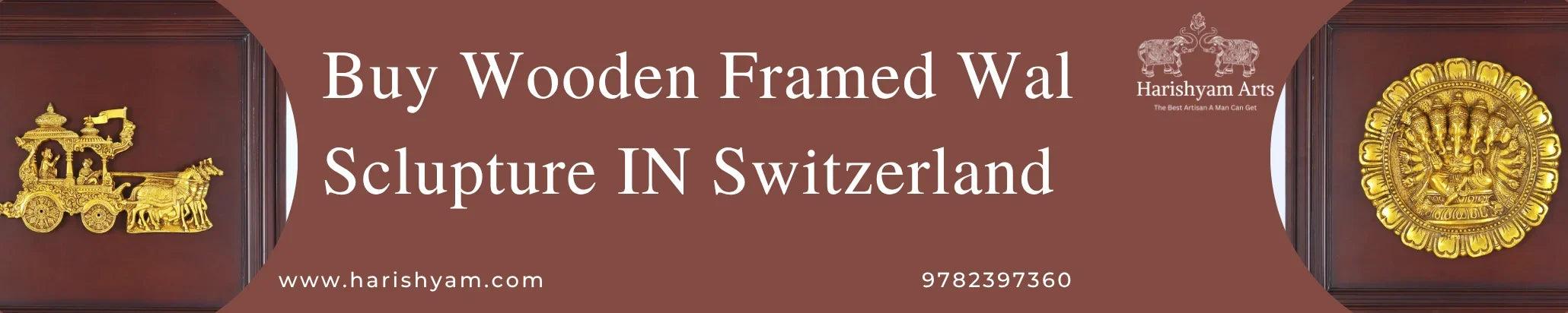 Buy Wooden Framed Wal Sclupture IN Switzerland