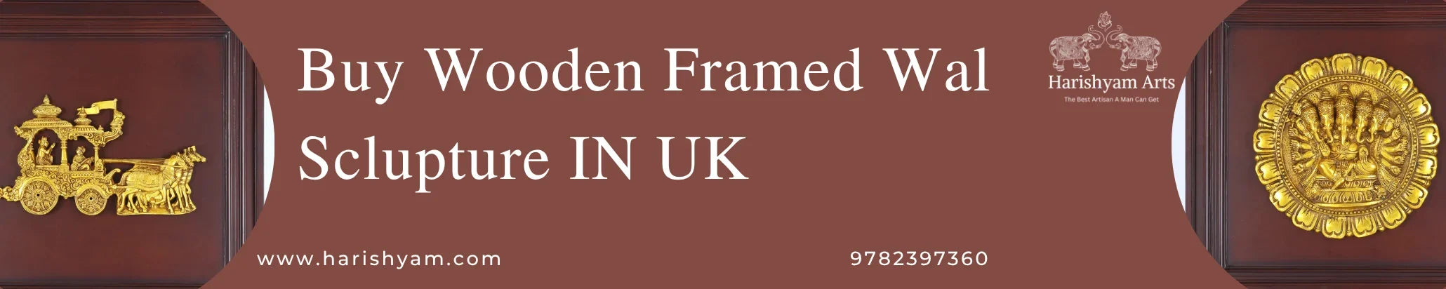 Buy Wooden Framed Wal Sclupture IN UK