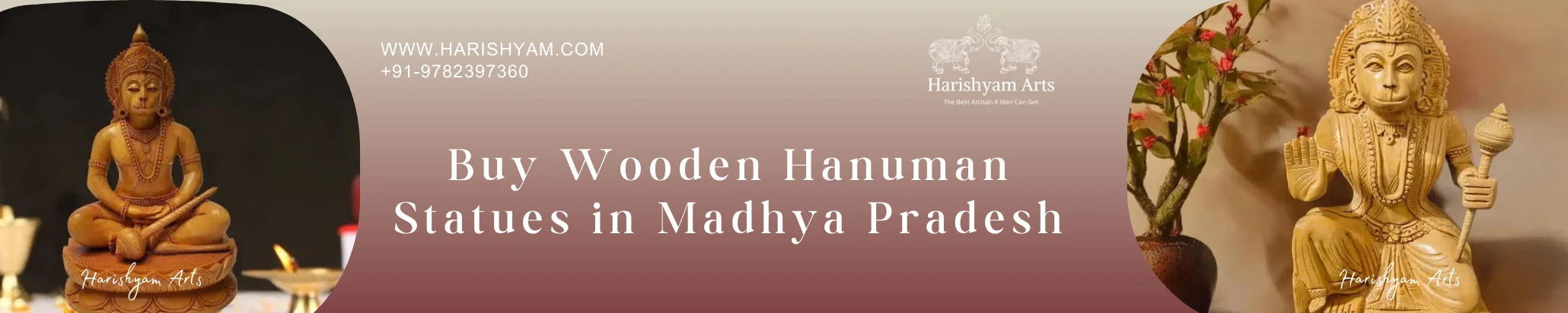 Buy Wooden Hanuman Statues in Madhya Pradesh