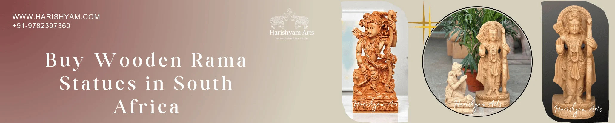 Buy Wooden Rama Statues in South Africa