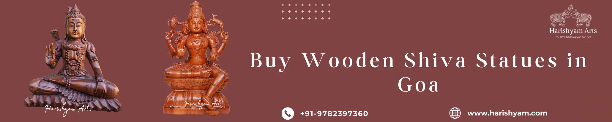 Buy Wooden Shiva Statues in Goa