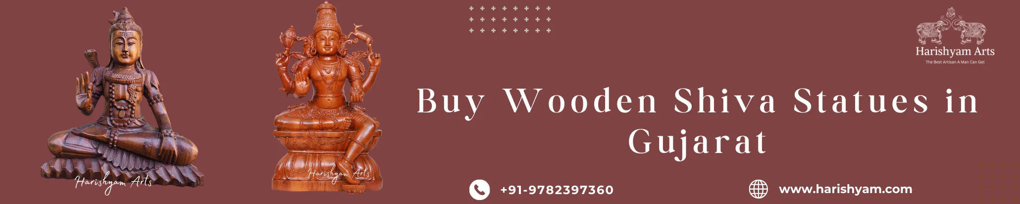 Buy Wooden Shiva Statues in Gujarat