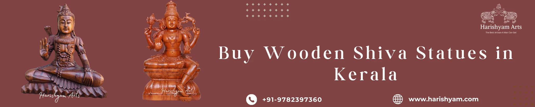 Buy Wooden Shiva Statues in Kerala