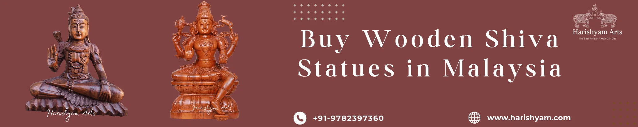 Buy Wooden Shiva Statues in Malaysia