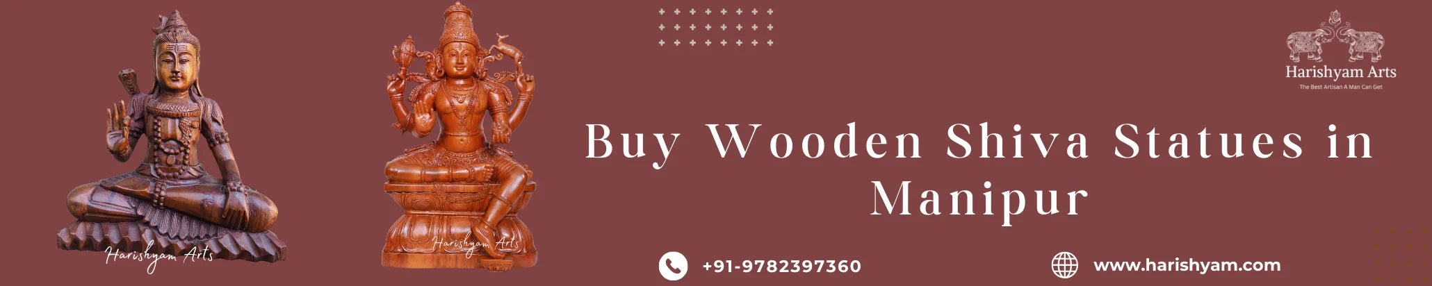 Buy Wooden Shiva Statues in Manipur