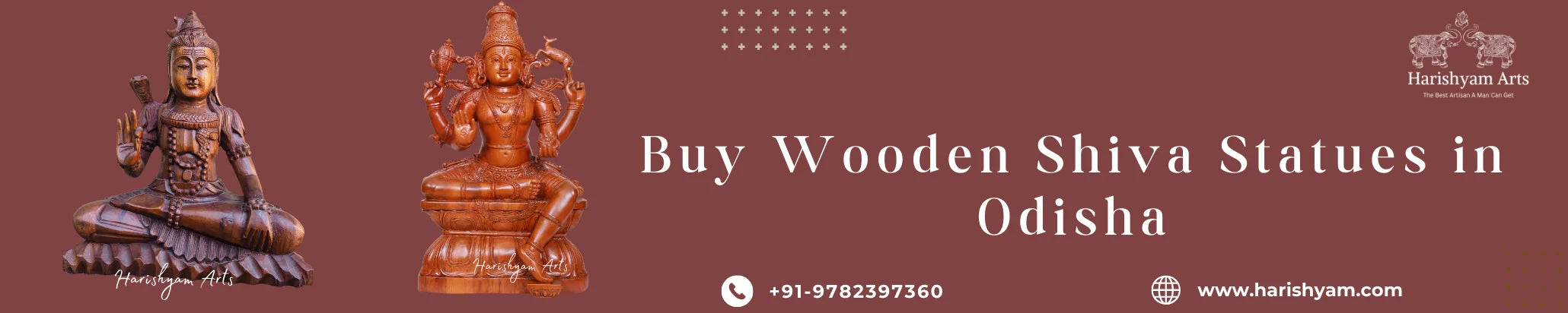 Buy Wooden Shiva Statues in Odisha