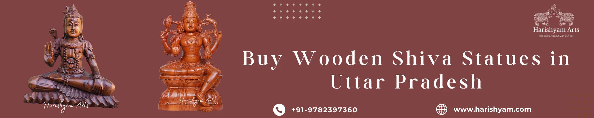 Buy Wooden Shiva Statues in Uttar Pradesh