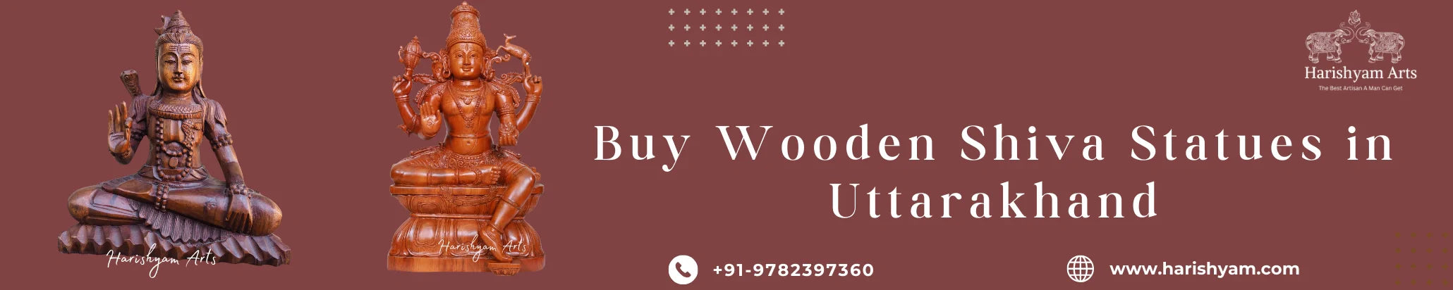 Buy Wooden Shiva Statues in Uttarakhand