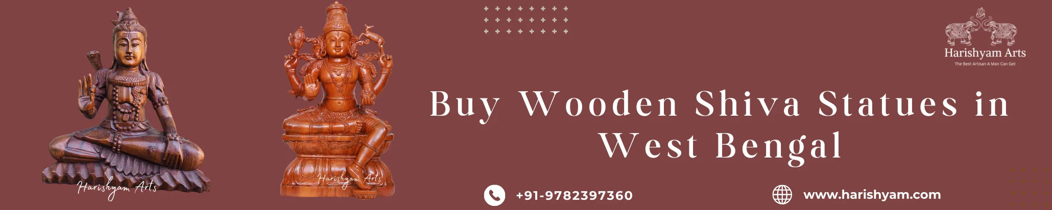 Buy Wooden Shiva Statues in West Bengal