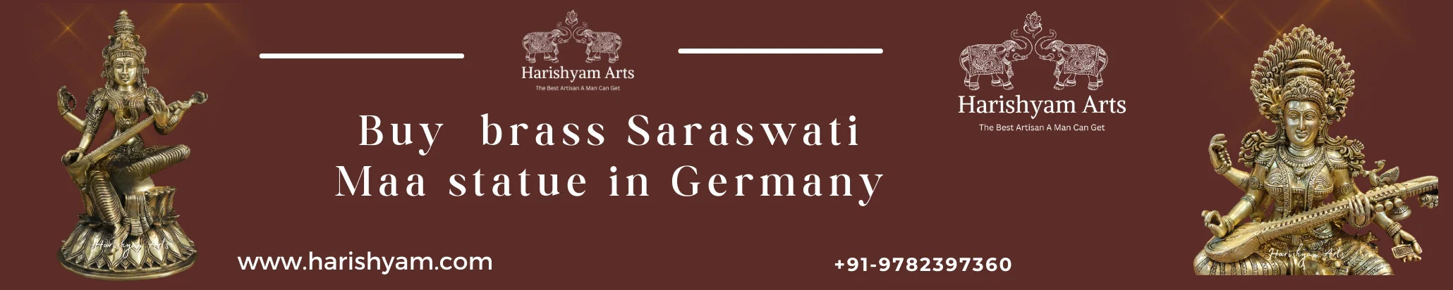 Buy Brass Saraswati Maa Statues in Germany