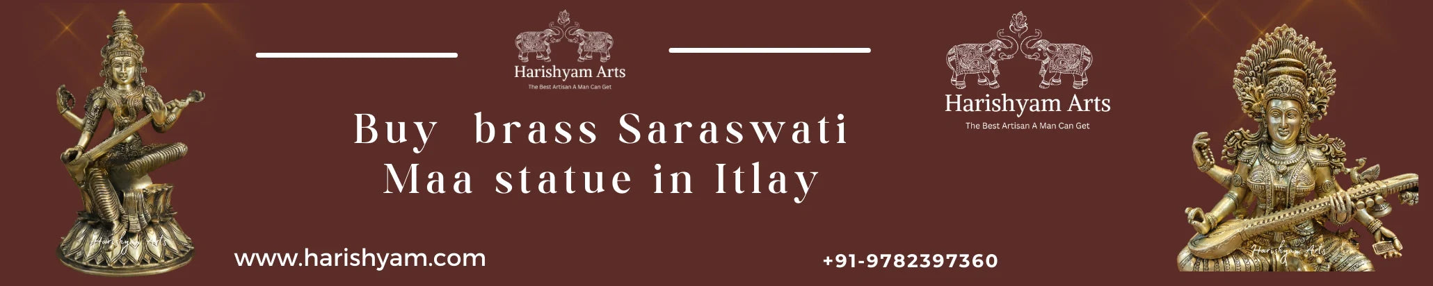 Buy Brass Saraswati Maa Statues in Itlay