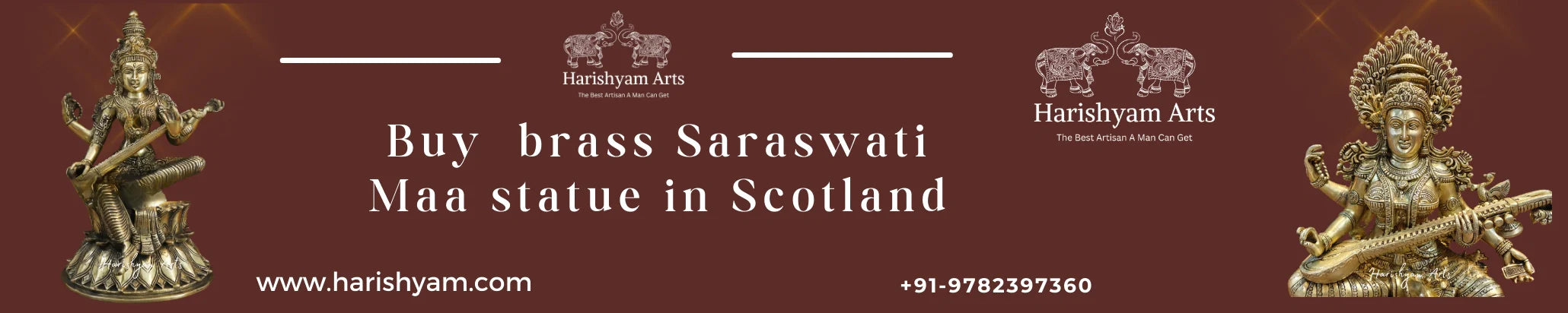 Buy Brass Saraswati Maa Statues in Scotland