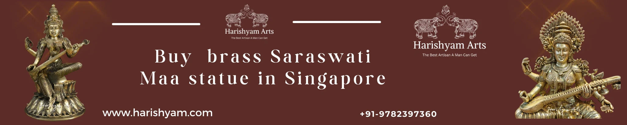 Buy Brass Saraswati Maa Statues in Singapore