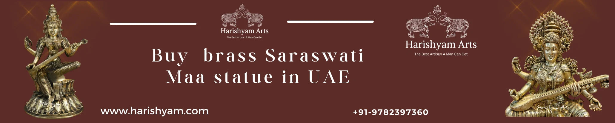Buy Brass Saraswati Maa Statues in UAE