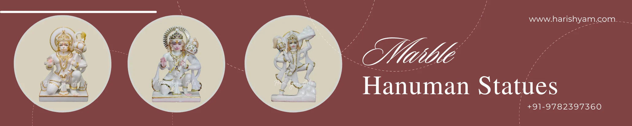 Marble Hanuman Statues