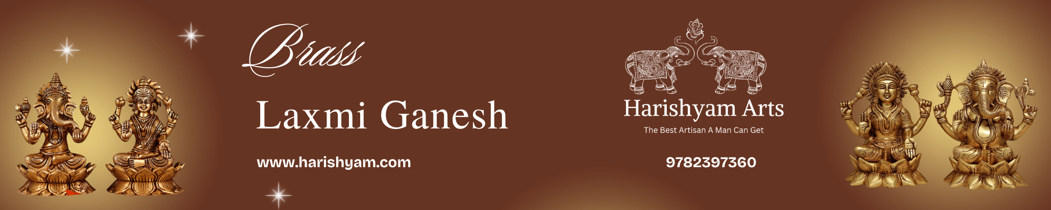 Brass Laxmi Ganesh Statues
