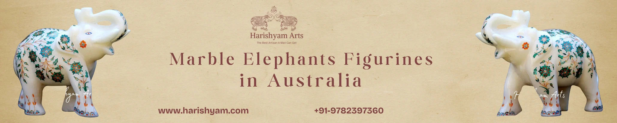 Buy Marble Elephants Statues in Australia