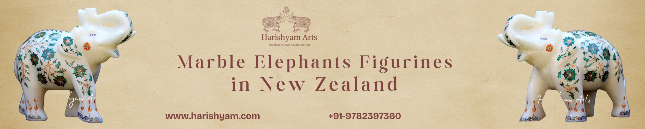 Buy Marble Elephants Statues in New Zealand