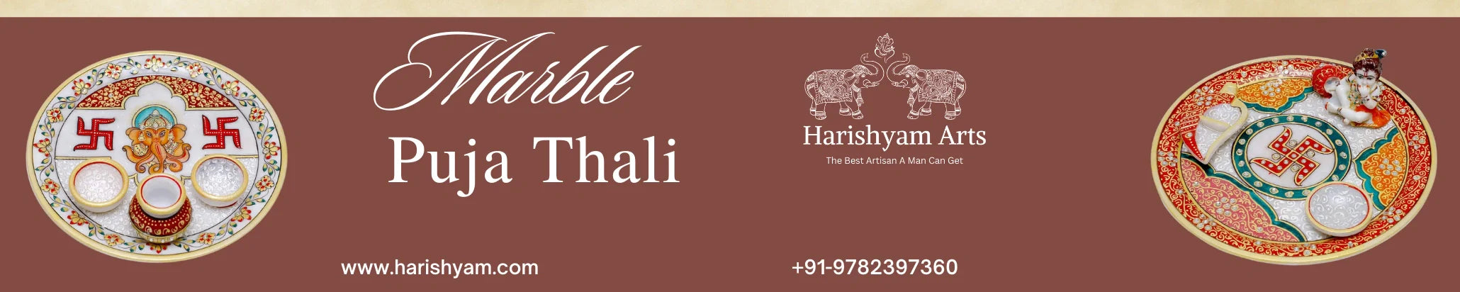 Marble Puja Thali