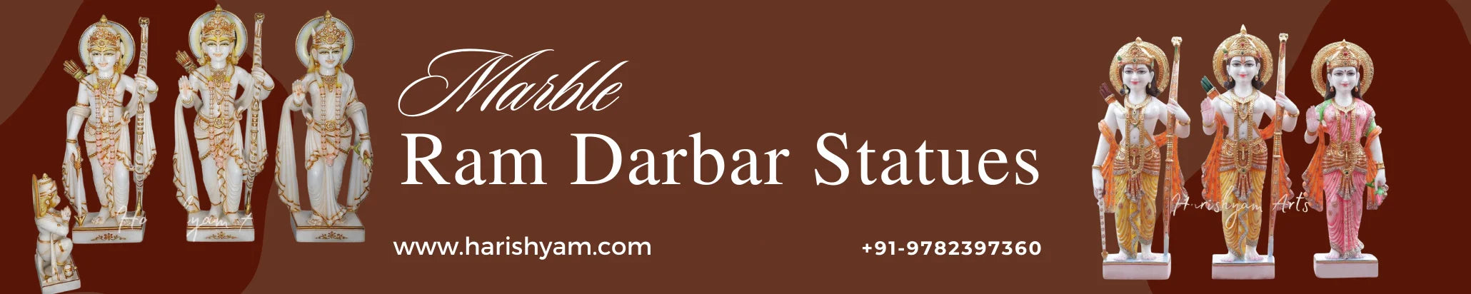 Marble Ram Darbar Statues