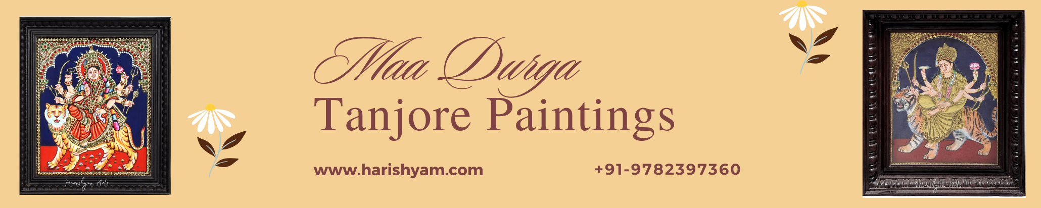 Durga Tanjore Painting