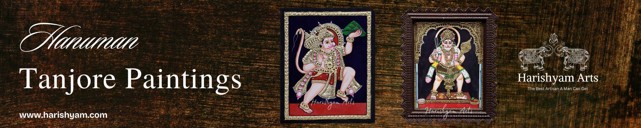 Hanuman Tanjore Painting