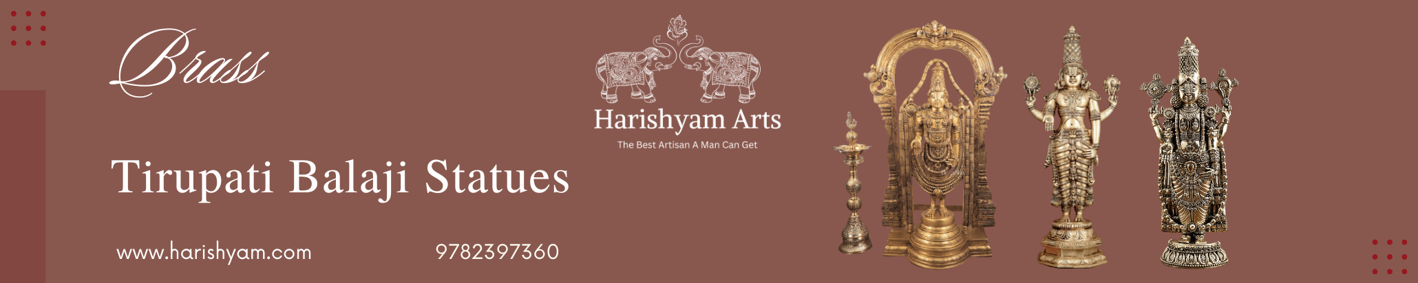 Brass Tirupati Balaji Statues