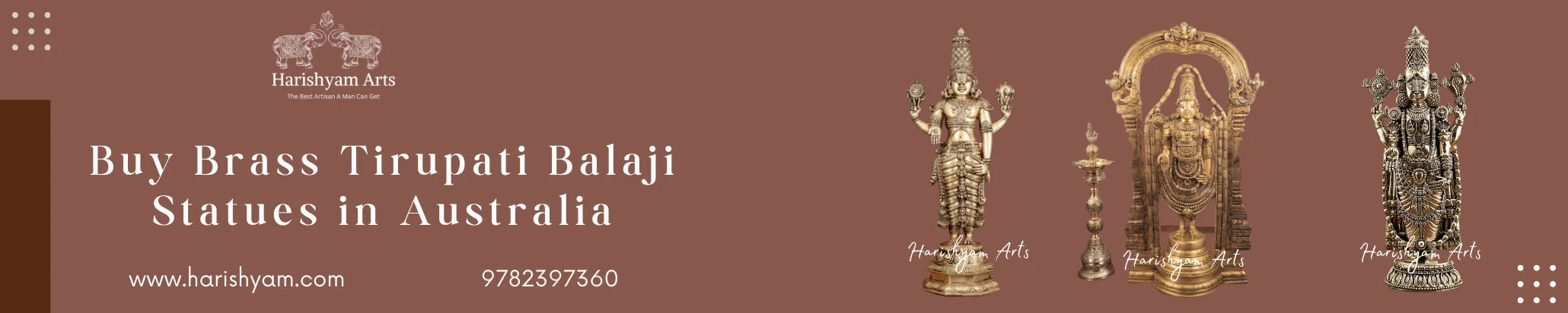 Buy Brass Tirupati Balaji statue in Australia