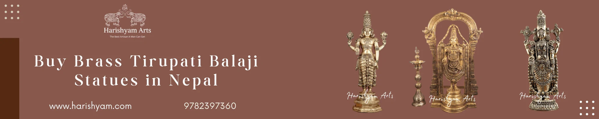 Buy Brass Tirupati Balaji statue in Nepal