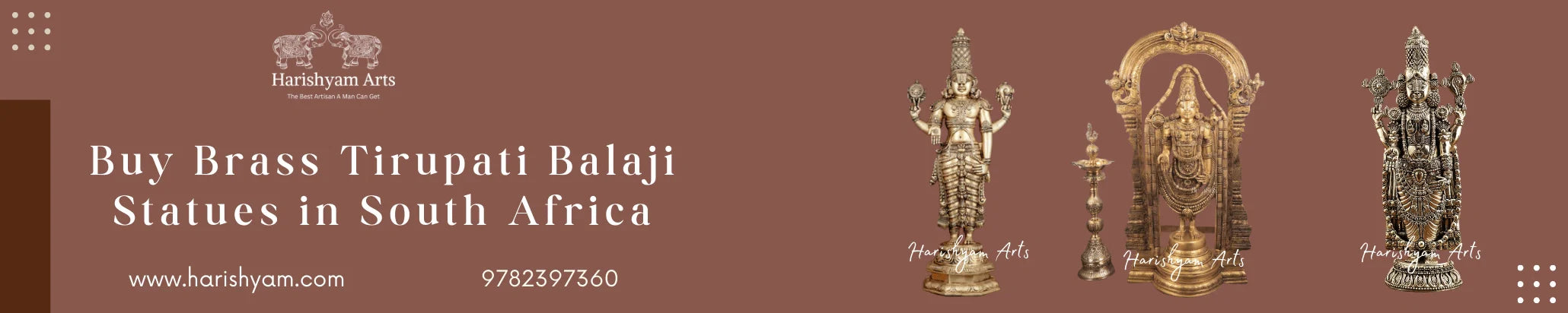 Buy Brass Tirupati Balaji statue in South Africa
