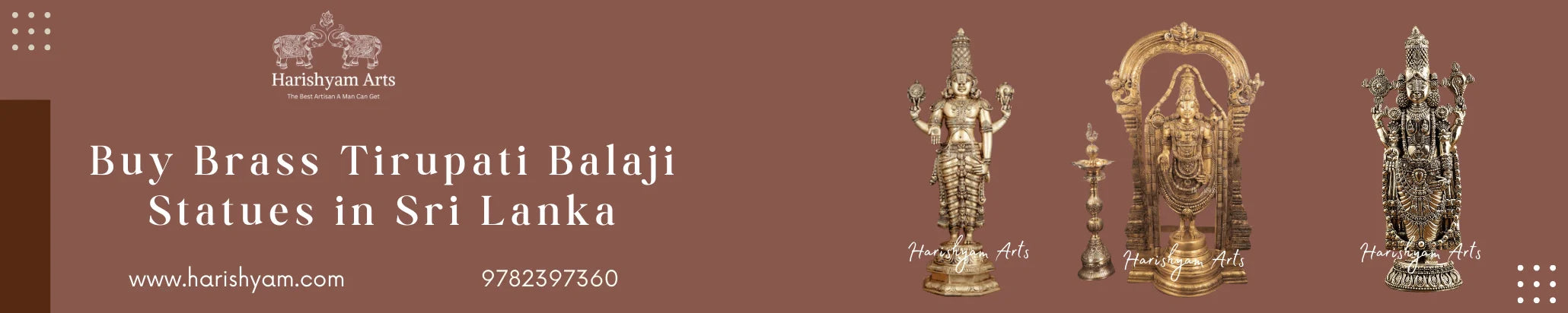 Buy Brass Tirupati Balaji statue in Sri Lanka