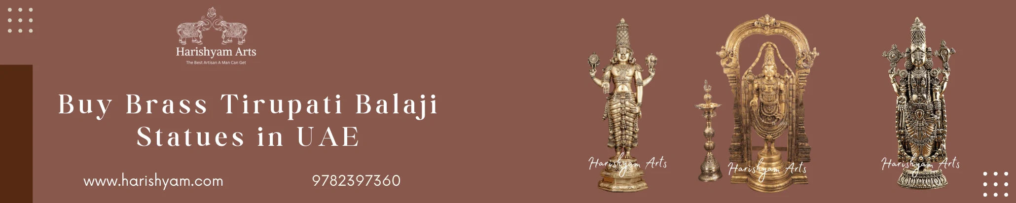 Buy Brass Tirupati Balaji statue in UAE