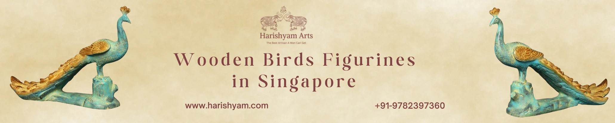 Buy Wooden Birds Figurines In Singapore