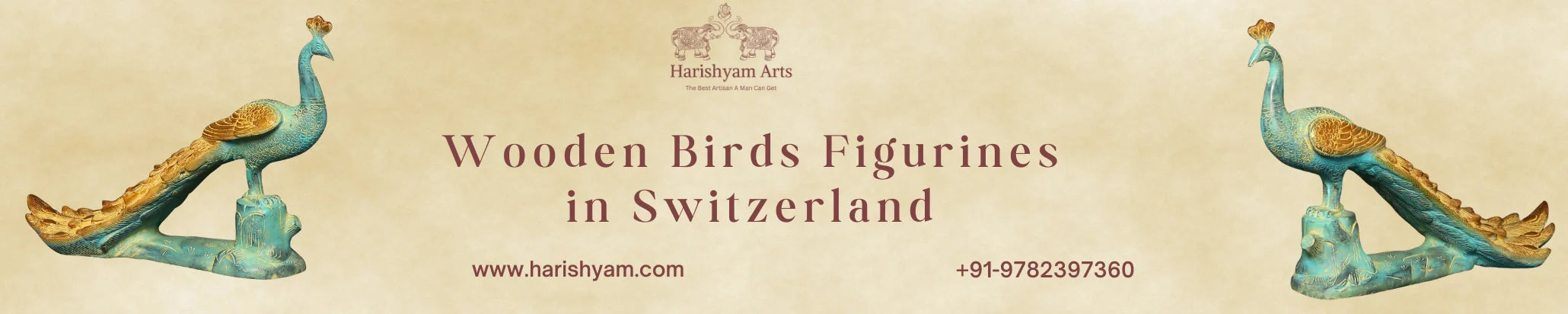 Buy Wooden Birds Figurines In Switzerland