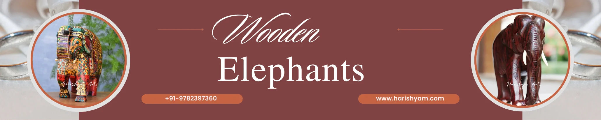 Wooden Elephants
