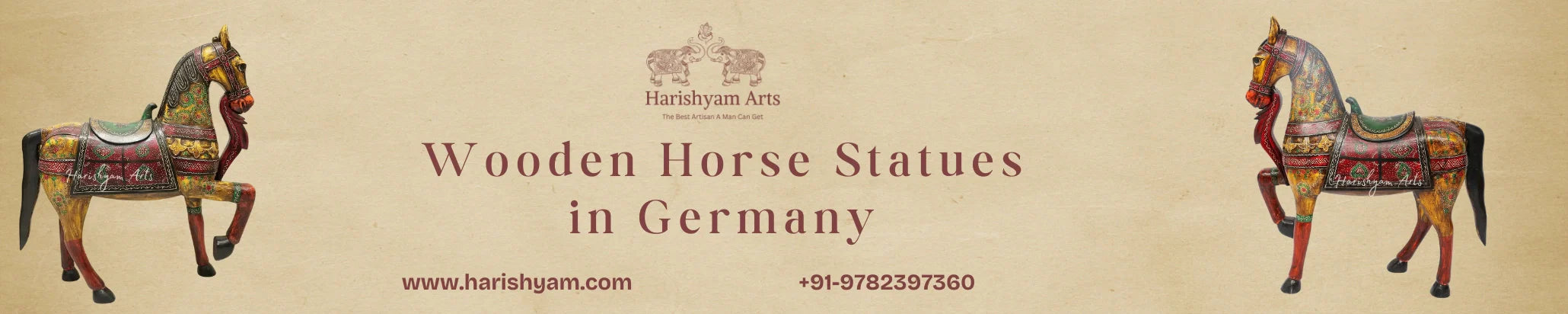 Buy Wooden Horse Statues In Germany